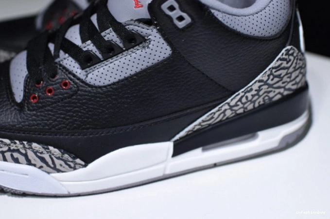 Black 3 Cement Air Jordan 854262-001 0909